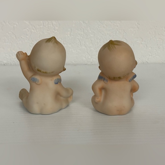 Vintage KEWPIE 3β Bisque Dolls | Set of TWO | Waving and Sad Sitting Dolls EUC - Picture 16 of 16